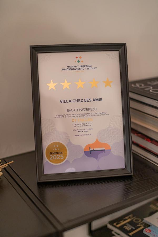 Villa Chez Les Amis - Adults Only Балатонсепезд Екстериор снимка